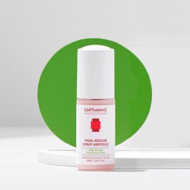 Cell Fusion C TRE.AC Final Rescue Syrup Ampoule  30ml | Exfoliating, Calming & Oil-Control Serum