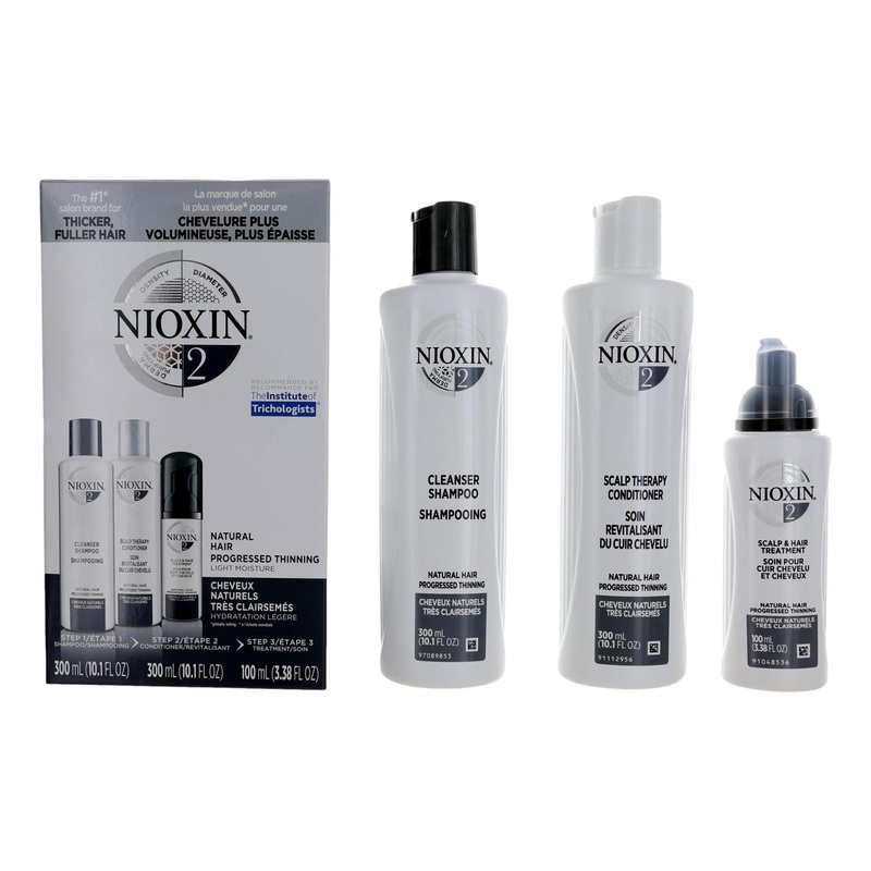 Nioxin 3D Care System Kit 2 – For Natural Hair Progressed Thinning Light Moisture