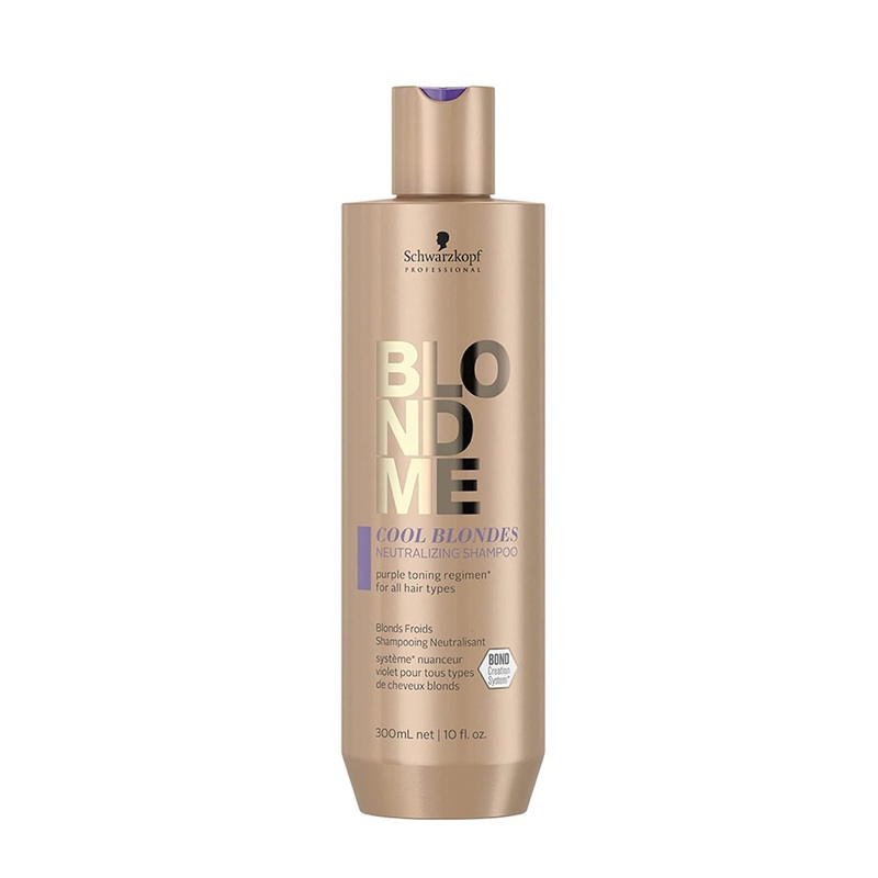 SCHWARZKOPF BLONDME Cool Blondes Neutralizing Shampoo 10OZ
