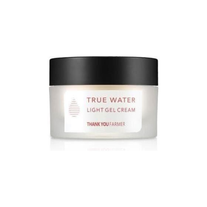 THANK YOU FARMER True Water Light Gel Cream  50ml | Lightweight, Oil-Free Moisturiser for Oily, Combination & Sensitive Skin