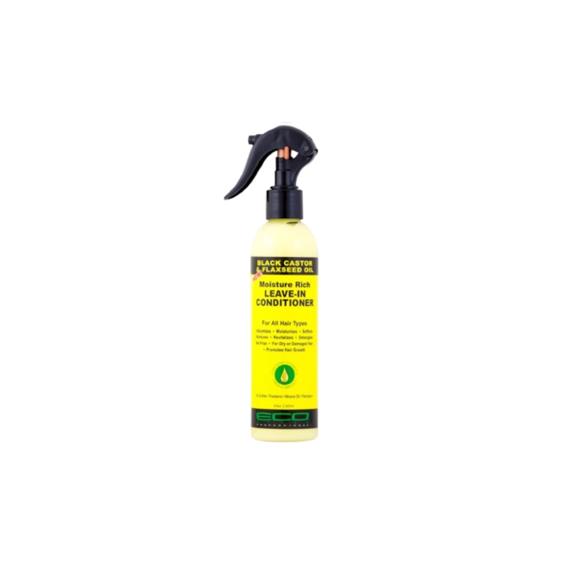 Black Castor Flaxseed Oil Leave In Conditioner