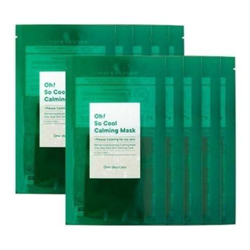 One-day’s you Oh! So Cool Calming Mask – 10 Pack with Centella Asiatica