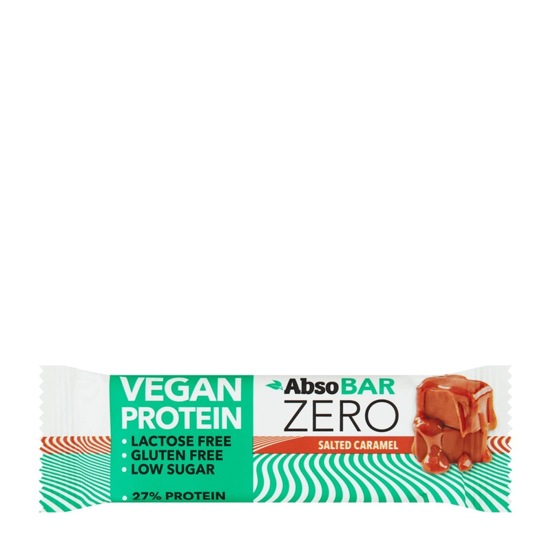 AbsoBAR Zero Salted Caramel vegan protein bar, 40 g