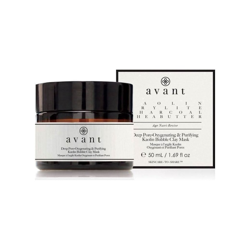 Avant Skincare Deep Pore Oxygenating & Purifying Kaolin Bubble Clay Mask  50ml | Detoxifying & Clarifying Clay Mask