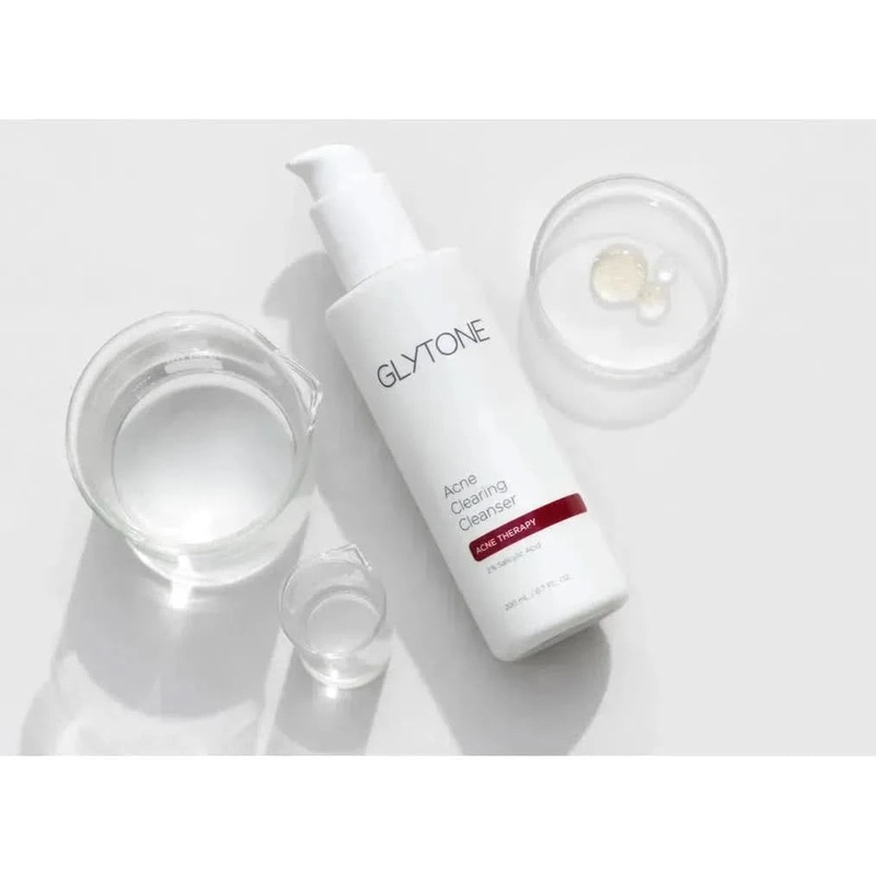Glytone Acne Clearing Cleanser  200ml | Salicylic Acid Treatment for Acne-Prone Skin