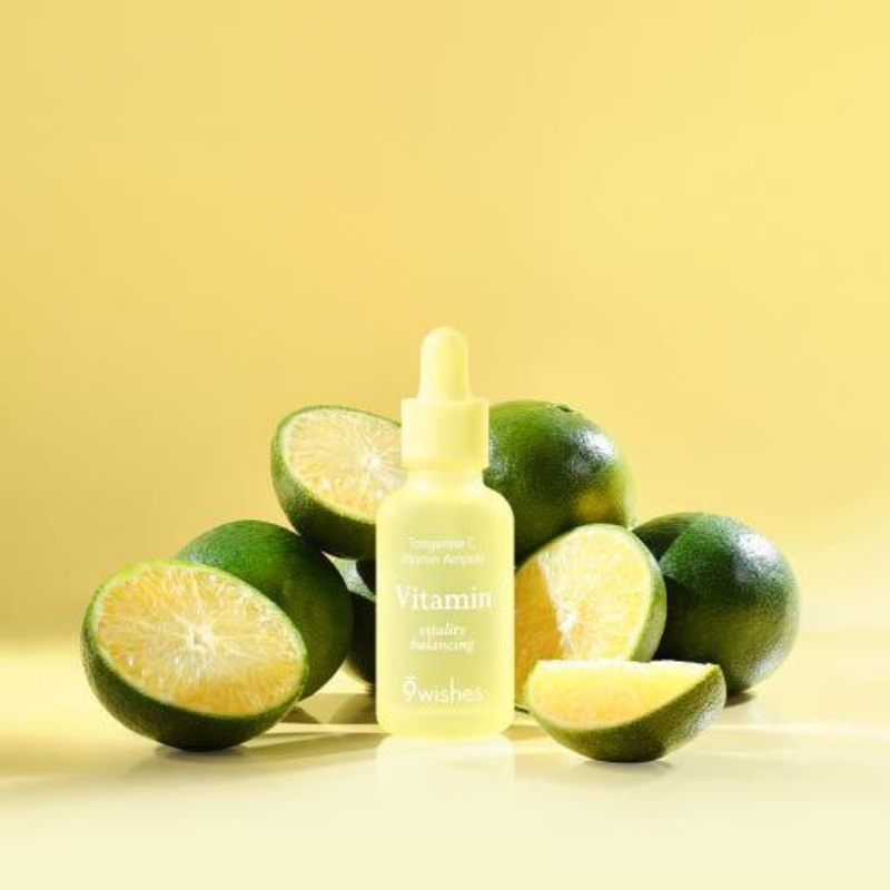 9wishes Tangerine C Vitamin Ampoule  30ml | Brightening & Antioxidant Protection