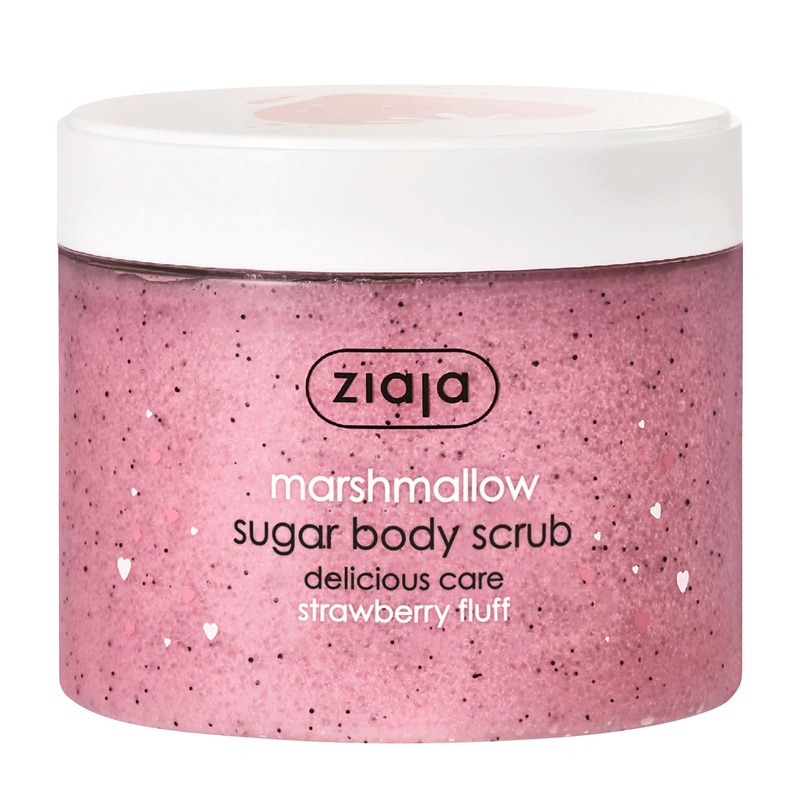 Ziaja Marshmallow sugar body scrub, 300 mL