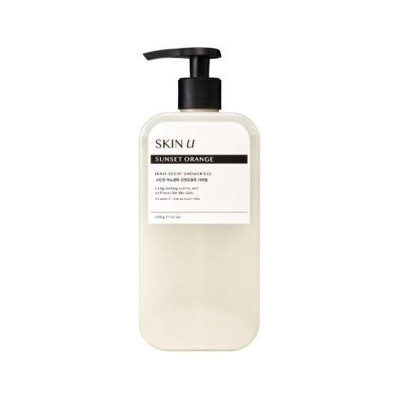 SKIN U INNO:SCENT Shower Gel #Sunset Orange  300ml | Vitamin C-Infused Citrus Body Cleanser