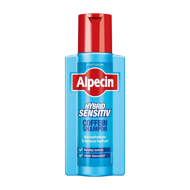 Alpecin Hybrid Sensitive Caffeine shampoo, 375 mL