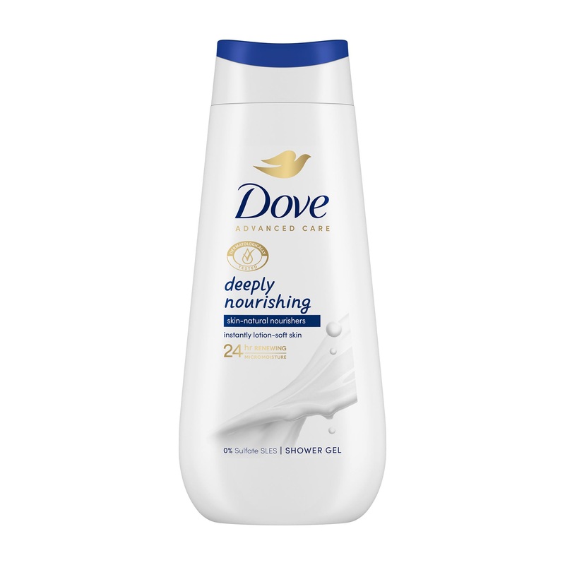 Dove Advanced Care Deeply Nourishing shower gel, 225 mL