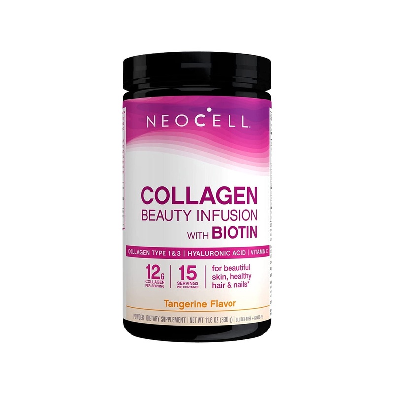 Neocell Beauty Infusion With Biotin Collagen Powder With Tangerine Flavor 330g