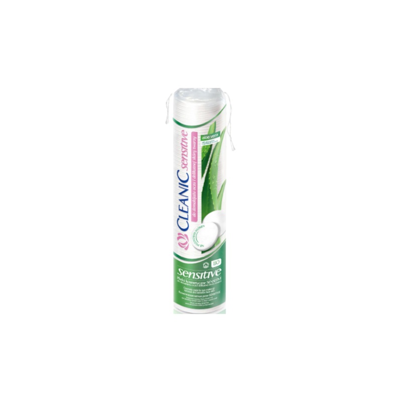Cleanic Sensitive Aloe Vera Cotton Pads