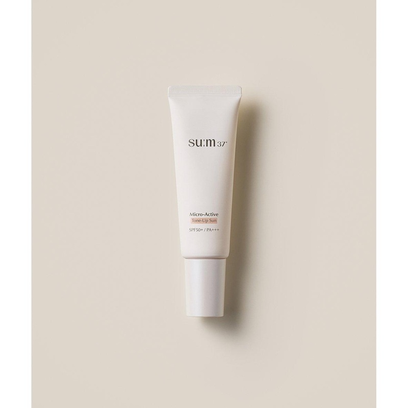 su:m37 Micro-Active Tone-up Sun SPF50+/PA+++ | 50ml | Brightening & Anti-Aging Protection for Radiant Skin