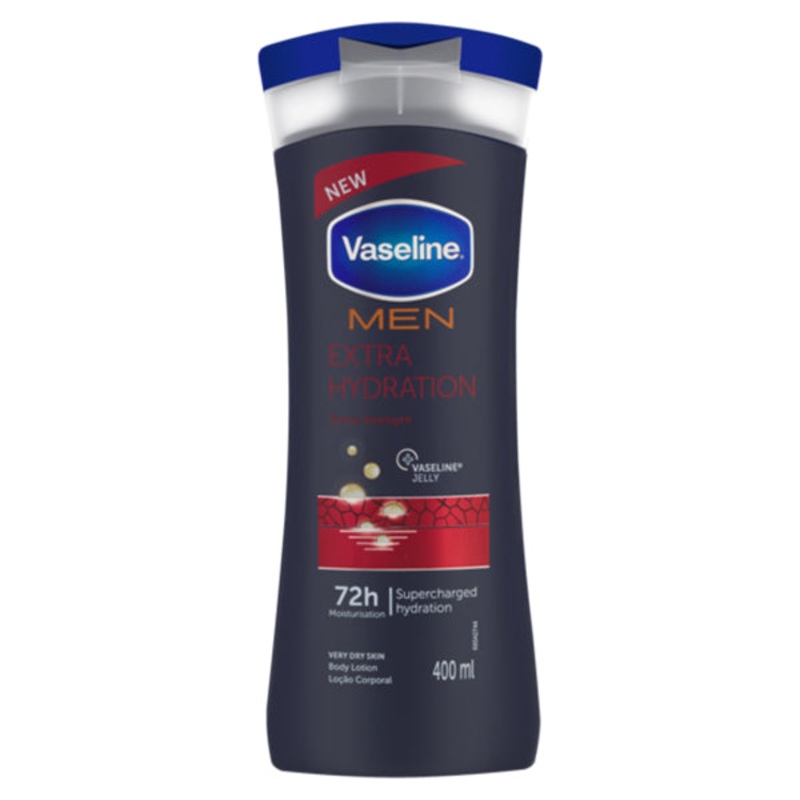 Vaseline Men Extra Hydration Hands & Body Lotion 400ml
