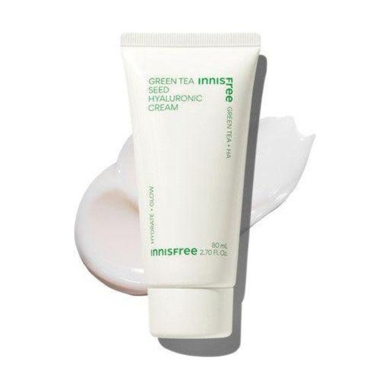 innisfree Green Tea Seed Hyaluronic Cream – 80ml | Intense Hydration & Skin Barrier Repair