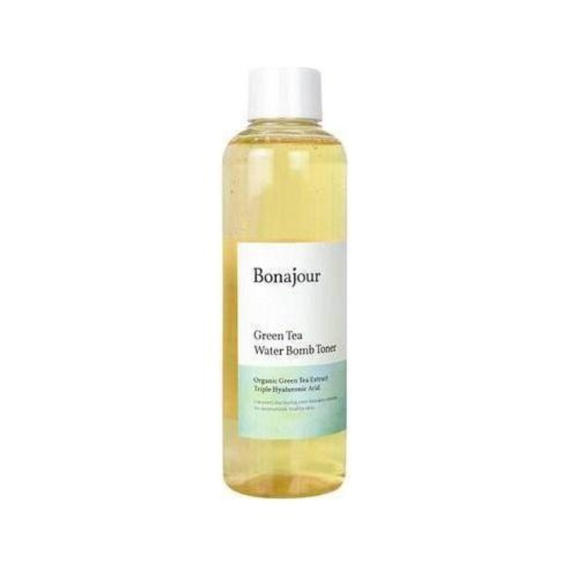Bonajour Green Tea Water Bomb Toner  205ml | Hydrating & Soothing Toner with Green Tea and Peptides