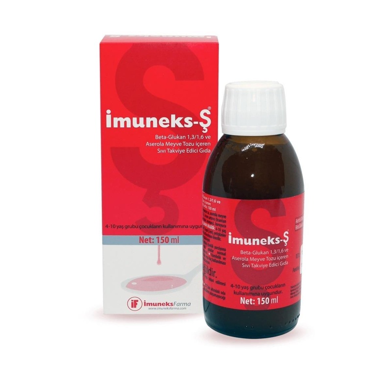 _muneks Immune System Support Supplement for Kids – 150ml Dietary Supplement Syrup with Beta-Glucan & Vitamin C