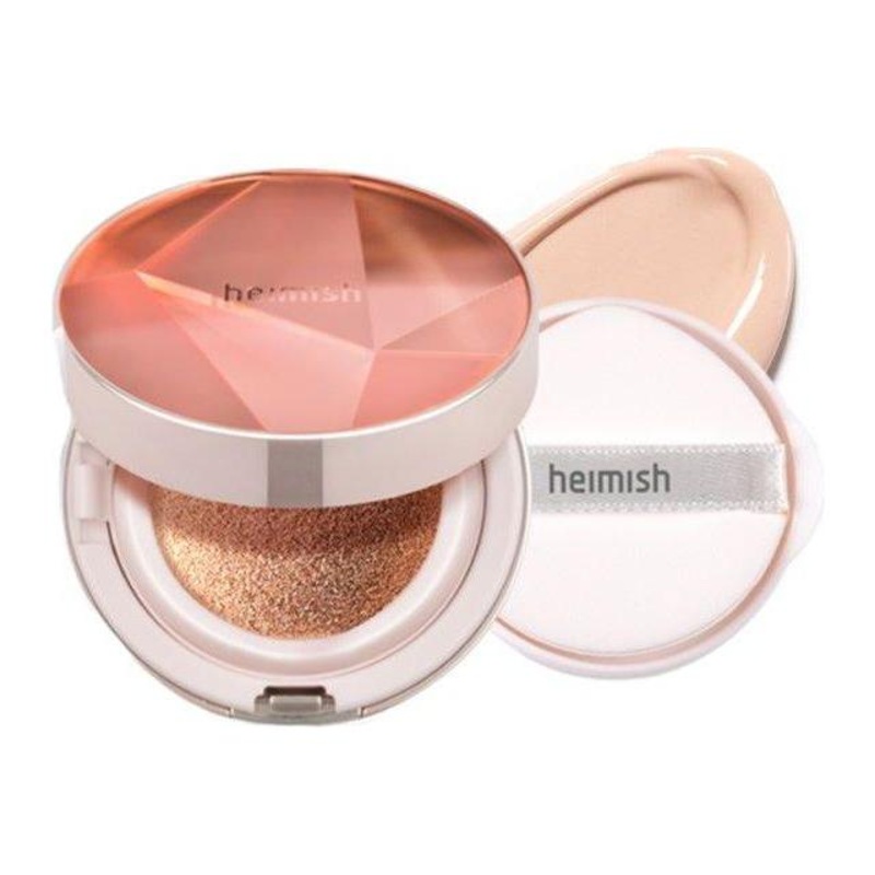 heimish Artless Perfect Cushion SPF50+ PA+++  13g + 13g Refill | Radiant, Tinted Sun Protection On-the-Go #21 Light Beige