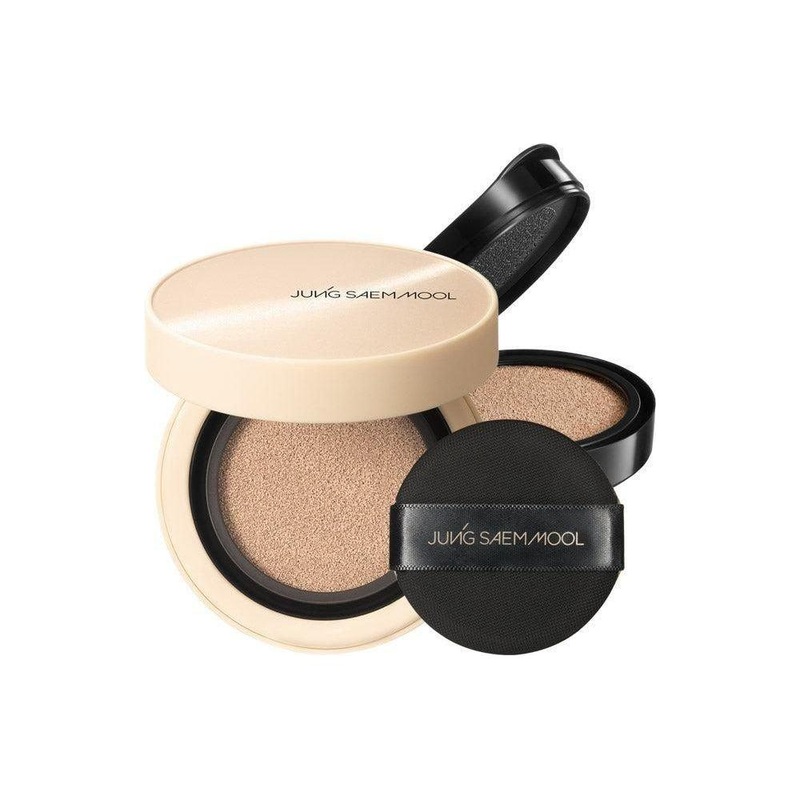 JUNGSAEMMOOL Skin Nuder Cover Layer Cushion (+Refill)  14g x 2 | Full Coverage & SPF50+ Protection Fair Light