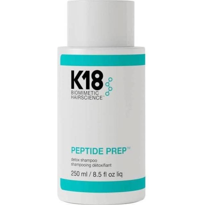 K18 Biomimetic Hairscience Peptide Prep Detox Shampoo – 250ml | Deep Cleansing & Color-Safe