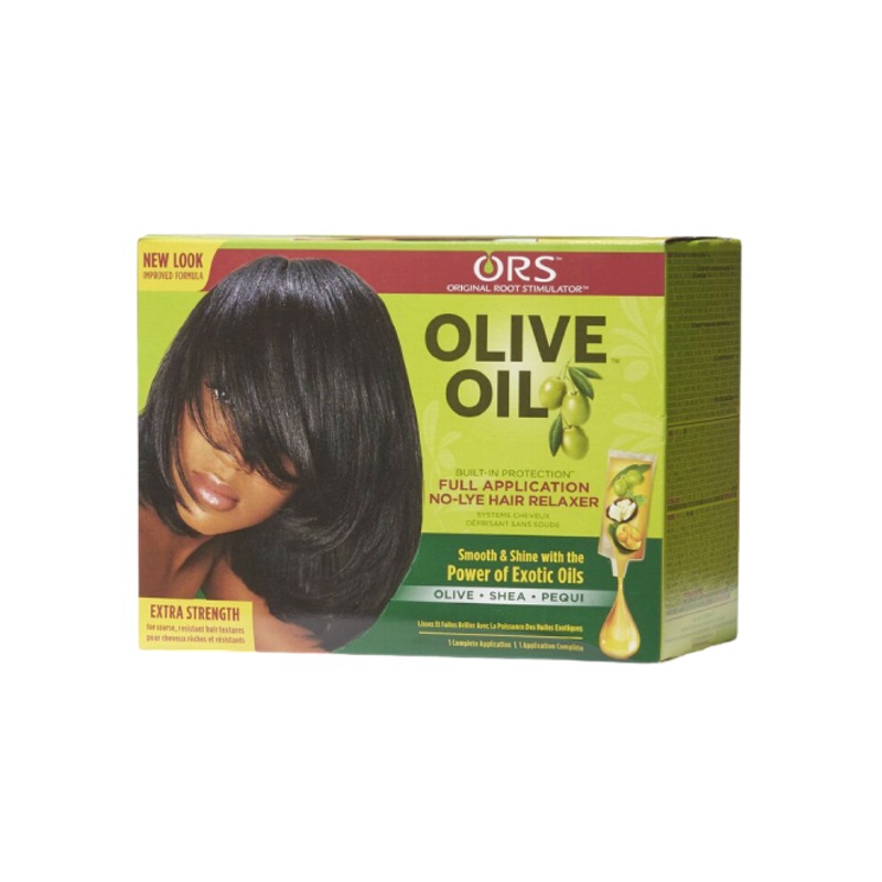 Organic Root Stimulator Olive Oil Kit Relaxer Extra Strength