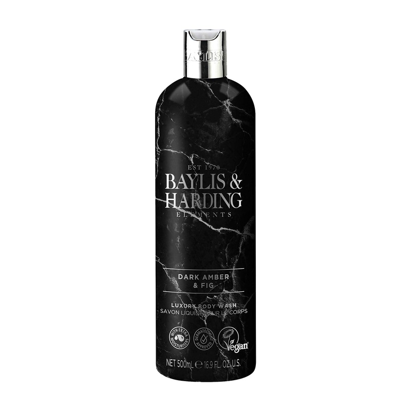 Baylis & Harding Dark Amber & Fig luxury body wash, 500 mL