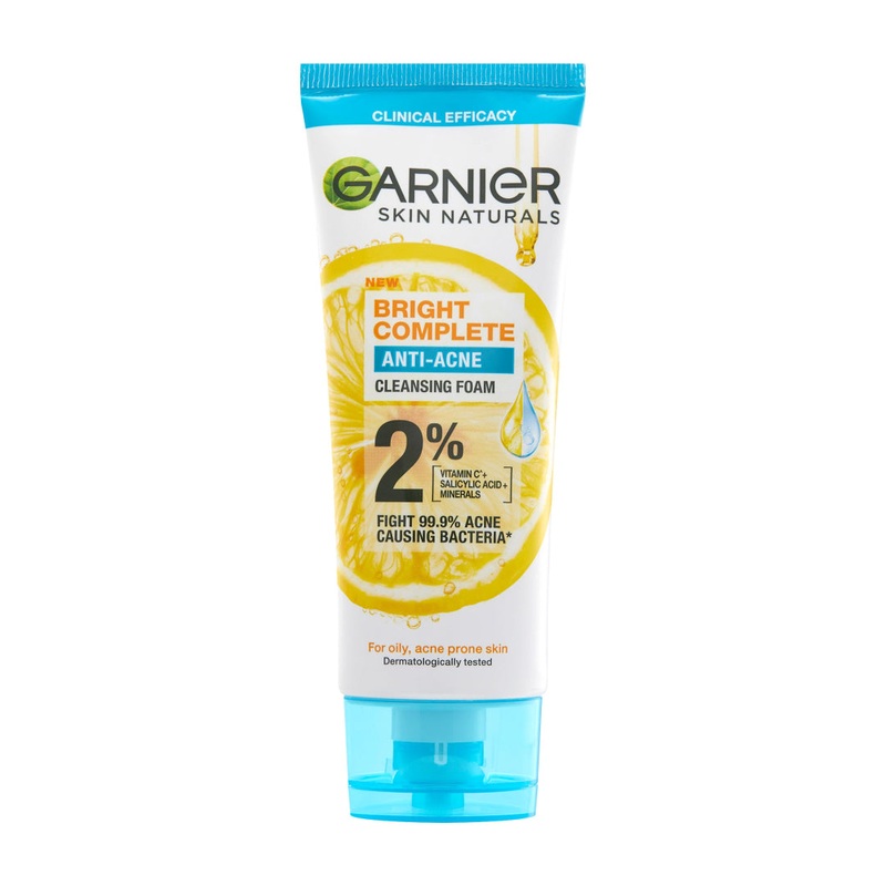 Garnier  Bright Complete Anti – Acne Cleansing Foam 100ml