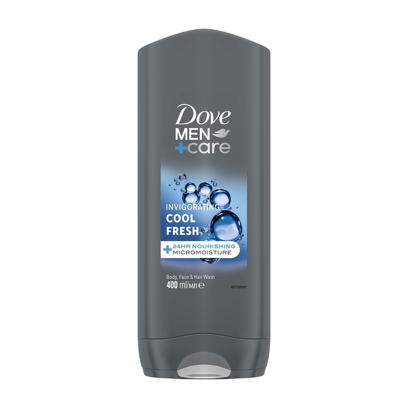 Dove Men+Care Cool Fresh body wash, 400 mL