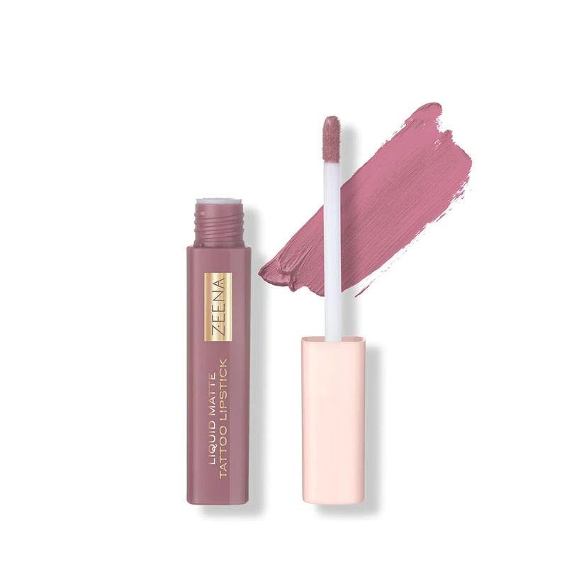 Zeena liquid matte tattoo lipstick 10-soft brown