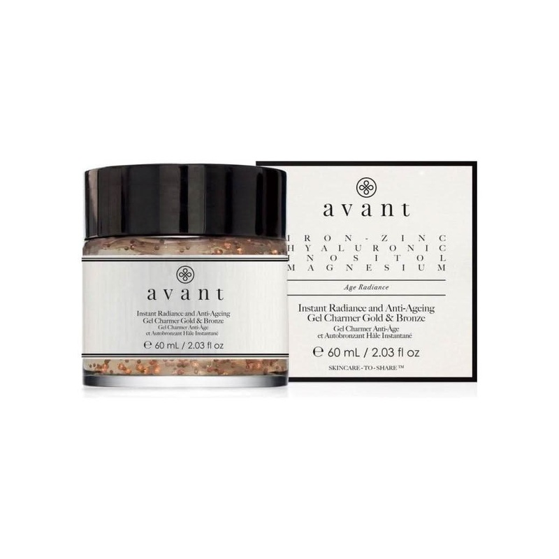 Avant Skincare Instant Radiance & Anti-Ageing Gel Charmer Gold & Bronze  60ml | Luminous Glow & Hydration