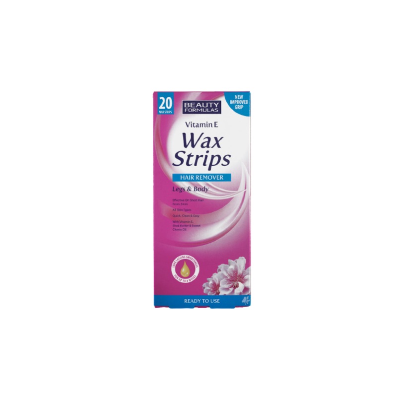 Beauty Formulas Wax Strips Hair Remover Leg And Body