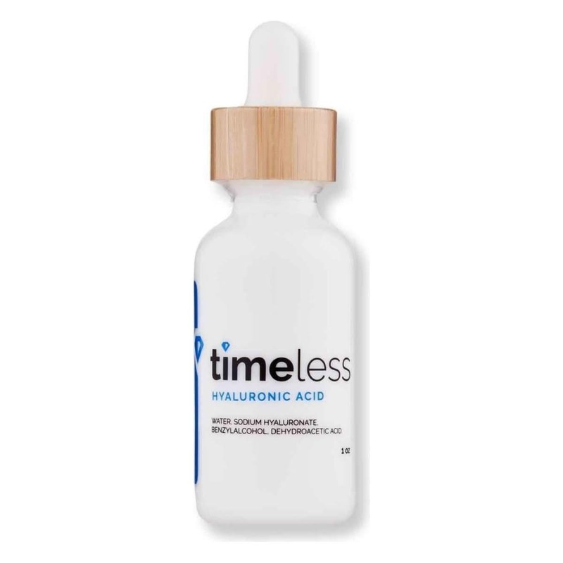 Timeless Skin Care Hyaluronic Acid 100% Pure Serum  30ml | Ultra-Hydrating Booster for Plump, Dewy Skin