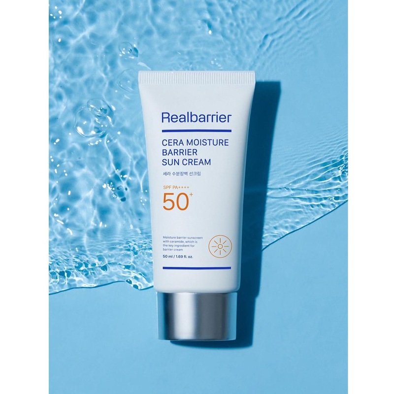 Real Barrier Cera Moisture Barrier Sun Cream  50ml | SPF 50+ PA++++ Daily Moisturiser
