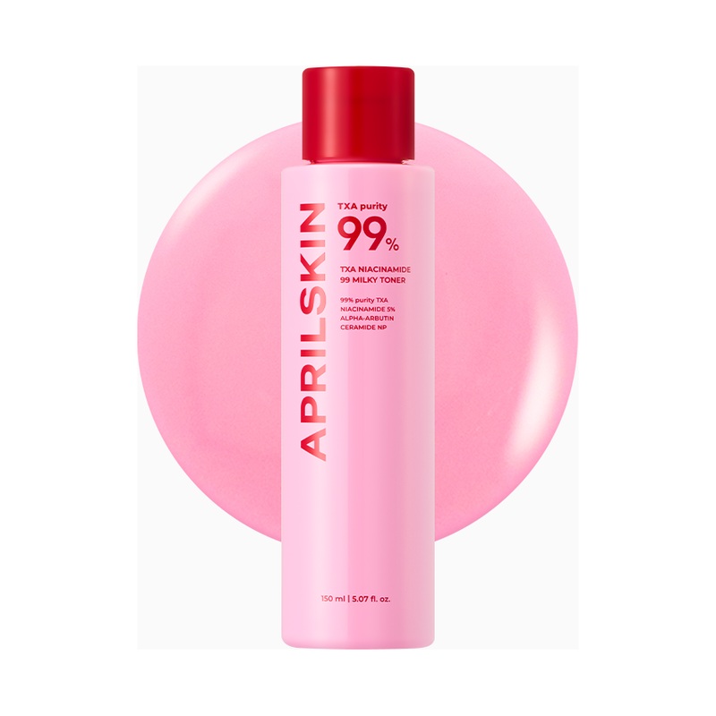 APRILSKIN TXA Niacinamide 99 Milky Toner  150ml | Brightening & Hydrating Hypoallergenic Toner
