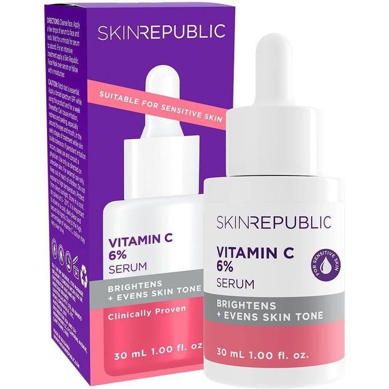 Skin Republic Vitamin C 6% Serum  30ml | Brightening & Dark Spot Corrector