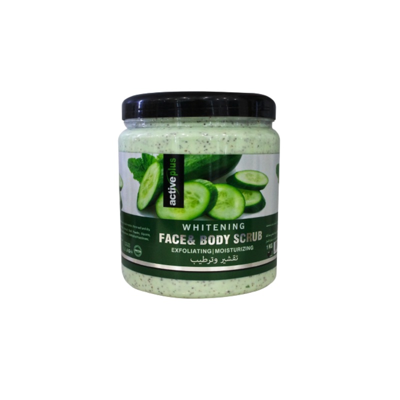 Active Plus Cucumber Whitening Face And Body Scrub