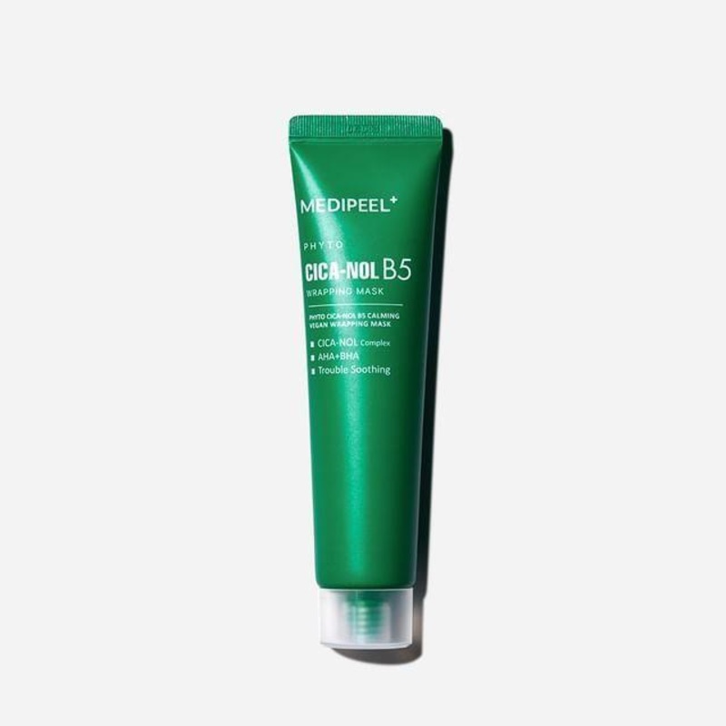 MEDIPEEL PHYTO CICA-NOL B5 Calming Wrapping Mask  70ml  Vegan Soothing & Hydrating Mask with Panthenol, CICA Complex & Madeca Extract