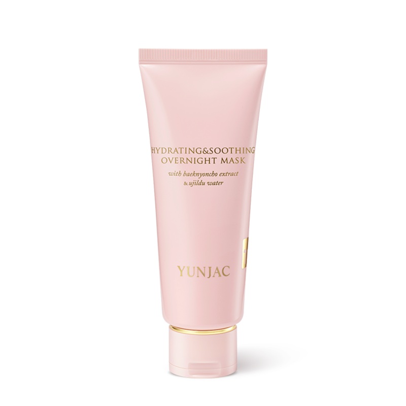 YUNJAC Hydrating & Soothing Overnight Mask with Baeknyoncho Extract & Ujildu Water – 100ml | Intense Overnight Hydration