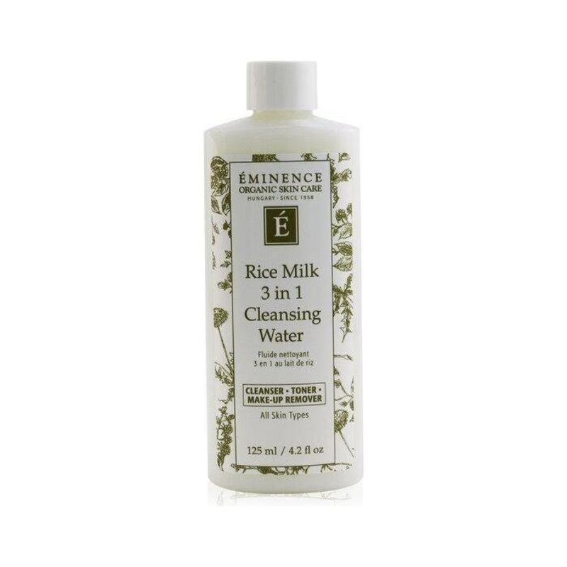 Eminence Rice Milk 3-in-1 Cleansing Water  125ml | Cleanse, Tone & Hydrate in One Step