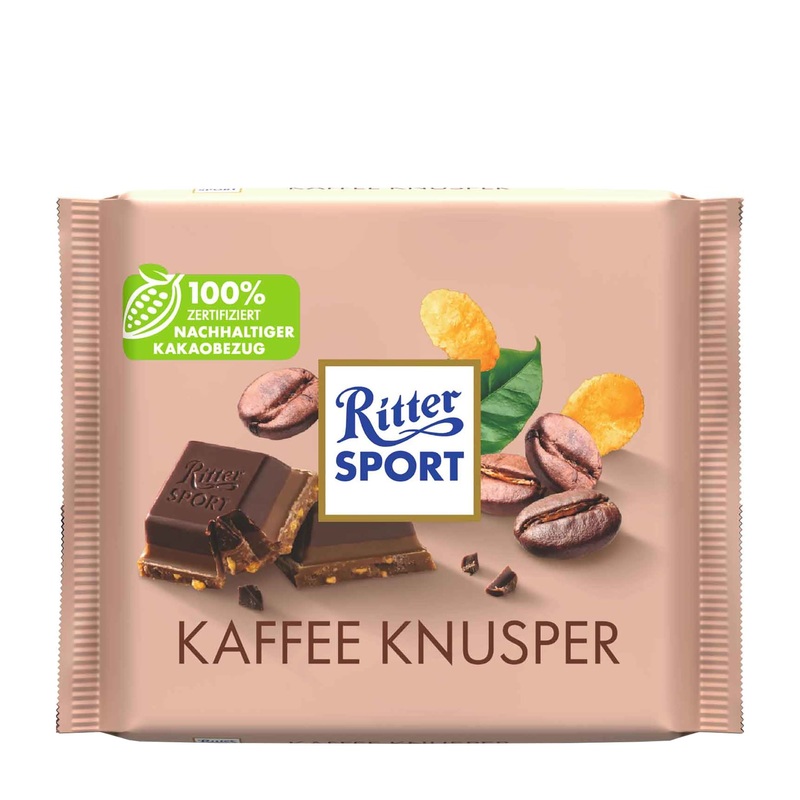 Ritter Sport Coffee Crunch dark chocolate bar, 100 g