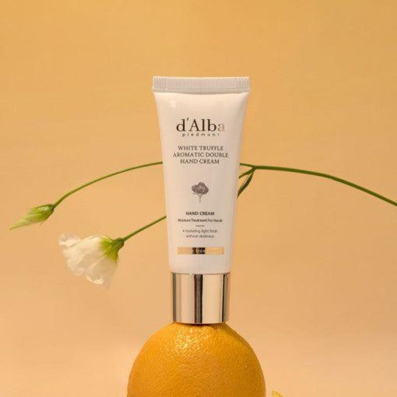 d’Alba White Truffle Aromatic Double Hand Cream  50ml | Intense Hydration, Anti-Aging & Signature Scent