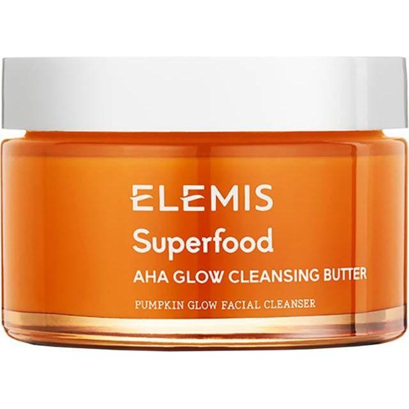 Elemis Superfood AHA Glow Cleansing Butter  90ml | Brightens, Nourishes & Removes Makeup