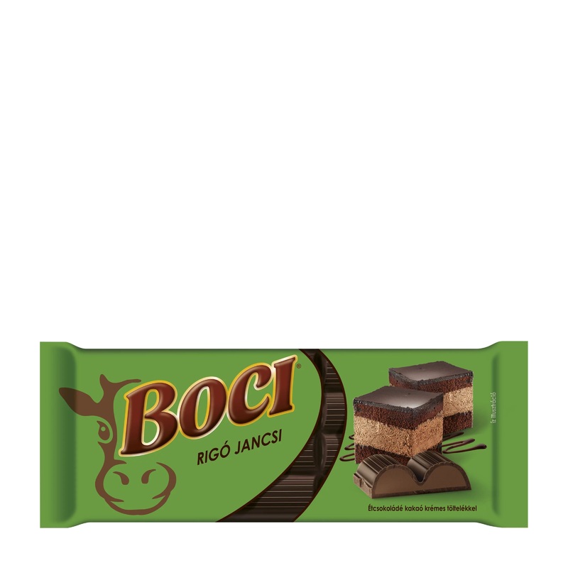Boci Rig Jancsi cocoa cream dark chocolate bar, 100 g