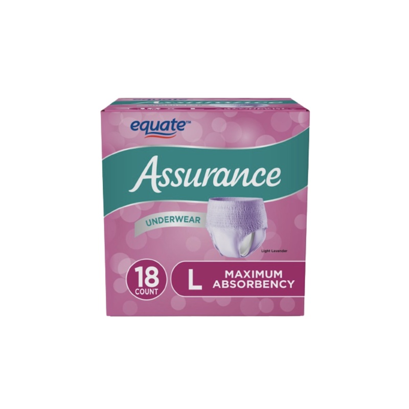 Assurance Underwear 18 Count
