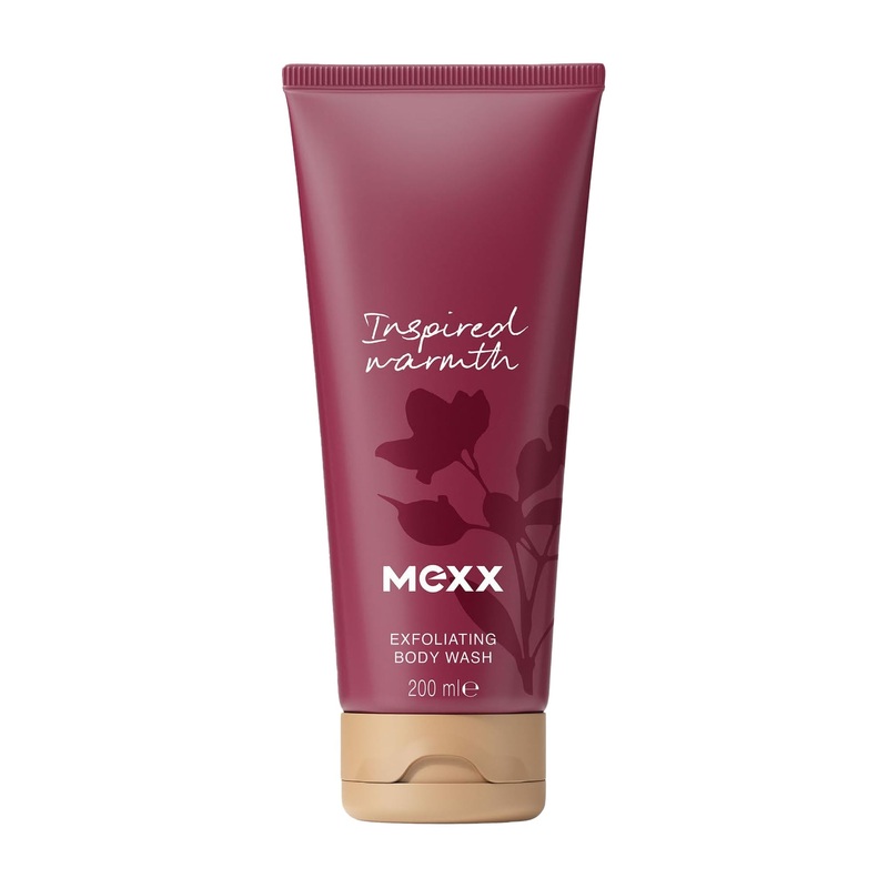 Mexx Inspired Warmth exfoliating body wash, 200 mL