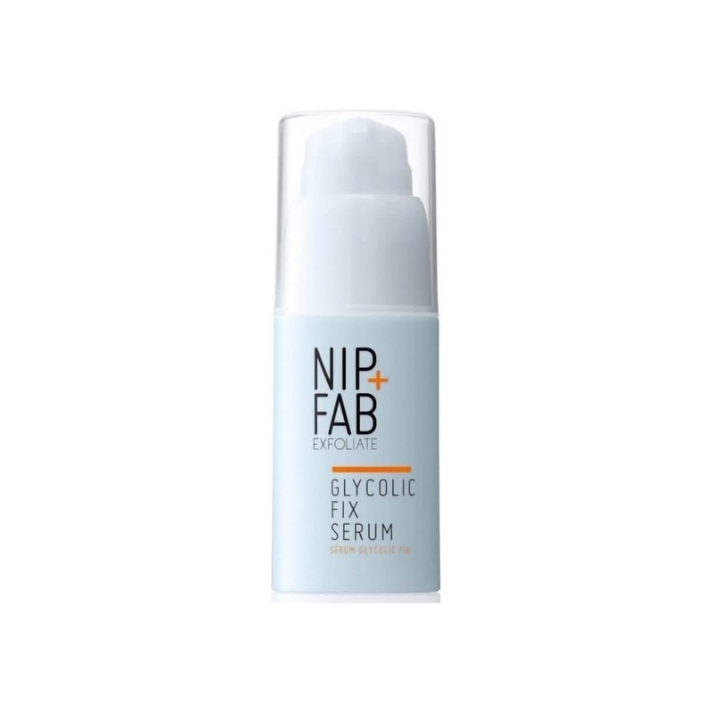 Nip+Fab Glycolic Acid Fix Serum with Aloe Vera  30ml  4% Glycolic Resurfacing Serum | Refines Pores, Smooths Lines & Brightens Skin