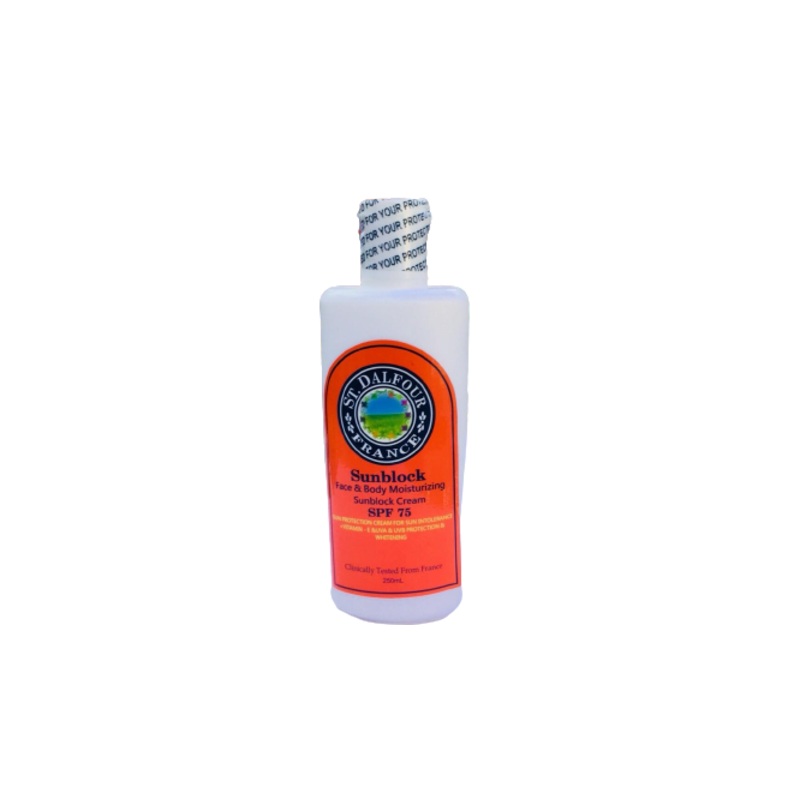 St Dalfour Sunblock Face And Body Lotionspf75