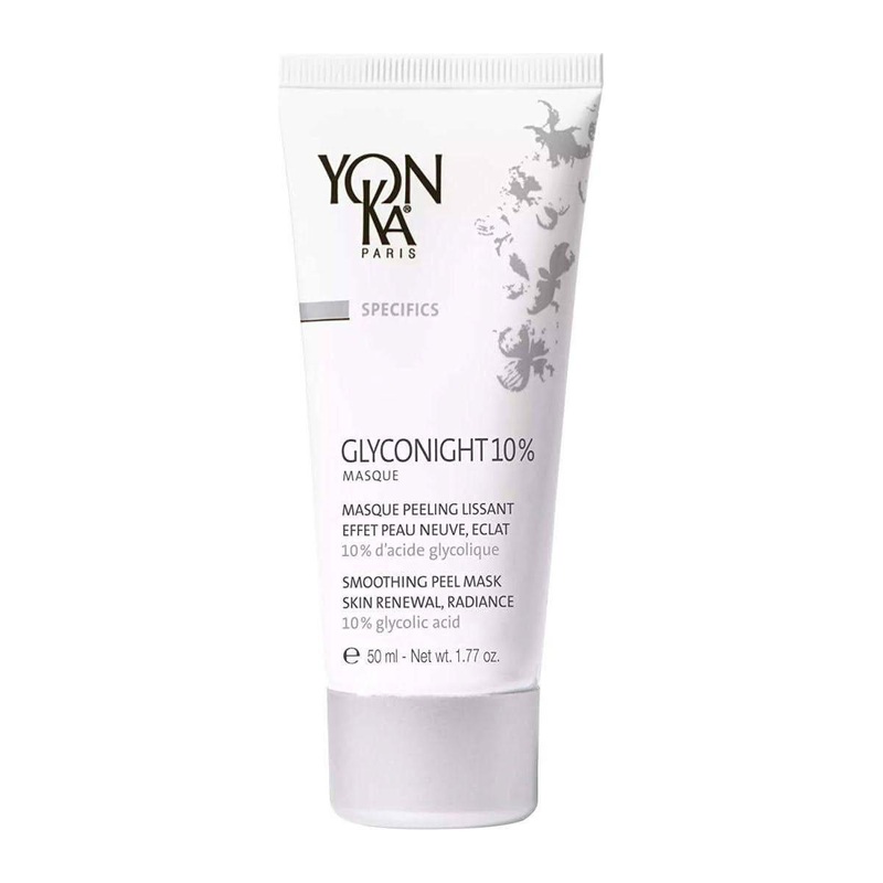 YonKa Paris Glyconight 10% Masque  15ml  Travel-Size Overnight Glycolic Peel for Radiance, Renewal & Smoother Skin