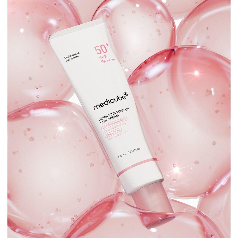 medicube PDRN Pink Tone Up Sun Cream 50ml | Brightening & UV Protection