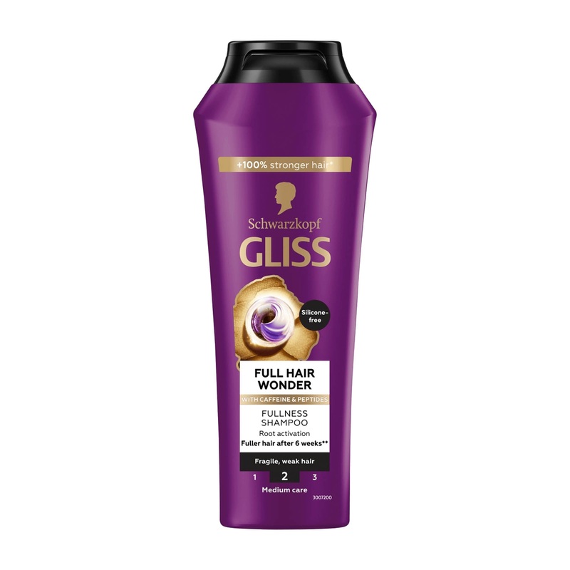 Schwarzkopf Gliss Full Hair Wonder fullness shampoo, 250 mL